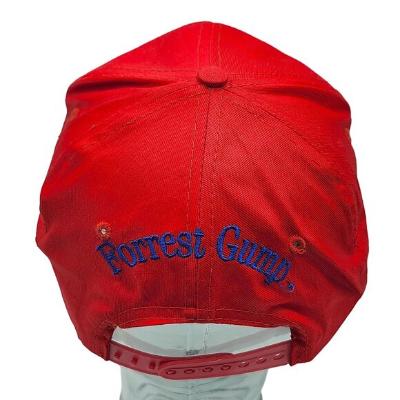 Vintage Bubba Gump Shrimp Company Forrest Red Logo Embroidered Snapback Hat - Picture 7 of 11